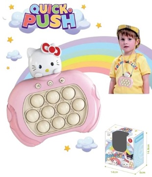 Игра Pop It KUROMI РУКОВОДСТВО АНТИСТРЕСС ЭЛЕКТРОННАЯ консоль