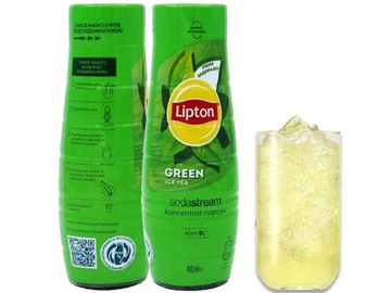 SYROP SODASTREAM LIPTON GREEN ICE TEA DO SATURATORA 9L NAPOJU z 440ml