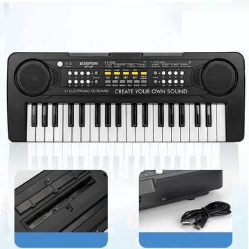 КЛАВИАТУРА ЭЛЕКТРОННЫЙ ОРГАН ПИАНО ДЛЯ ДЕТЕЙ ПОРТАТИВНАЯ ИГРУШКА
