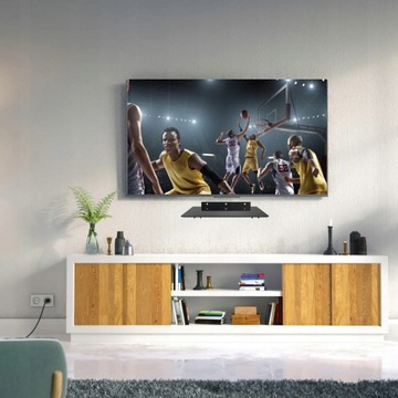 НАСТЕННАЯ СТЕКЛЯННАЯ ПОЛКА КРОНШТЕЙН ДЛЯ ТЕЛЕВИЗОРА DVD RTV ТЮНЕР ДЛЯ СТОЛИКА ДЕКОДЕРА 24,5