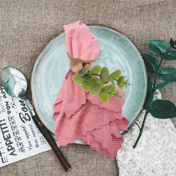 Кольцо для салфеток Декор летнего стола Искусственный эвкалипт