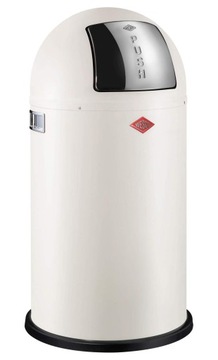 Wesco Pushboy pojemnik na odpady o pojemności 50 litrów, kolor piaskowy