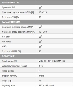 СВАРОЧНЫЙ АППАРАТ SPARTUS EASYMIG 225 EASY MIG 225 3в1