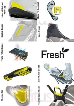 КРОССОВКИ FISCHER XC RACE RCS CLASSIC 48/315 мм