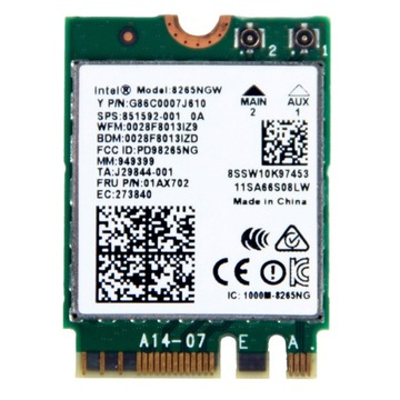 Karta Wifi Intel 8265 Vpro 01AX702