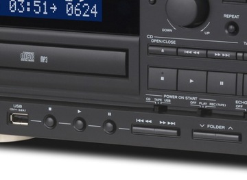 CD-кассетный проигрыватель TEAC AD-850SE Черный