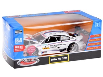 Металлическая модель спортивного автомобиля BMW M3 DTM масштаб 1:32, звуки, фары AR4608