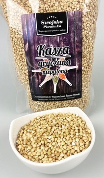 Крупа Гречневая БЕЛАЯ необжаренная ГРЕЧКА 1кг Swojska P
