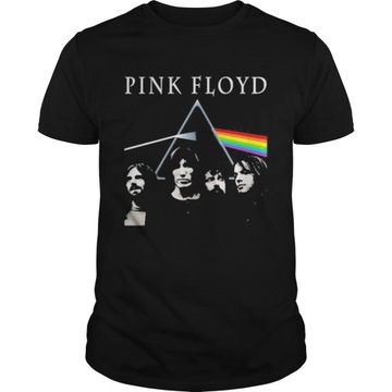 Koszulka Pink floyd band members rainbow cotton T-Shirt