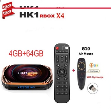 Hot sales HK1 RBOX X4 / x4s Android 11 S905X4 Smart TV BOX