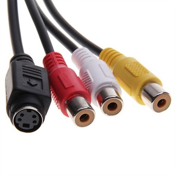 Конвертер VGA в S Video 3 RCA, AV-кабель ТВ-выхода