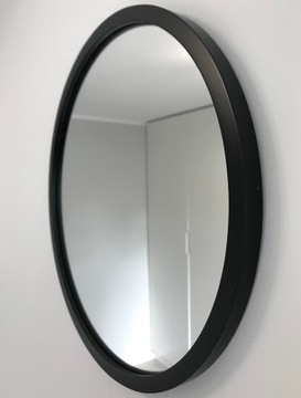 КРУГЛОЕ ЧЕРНОЕ ЗЕРКАЛО-ЛОФТ 60 СМ