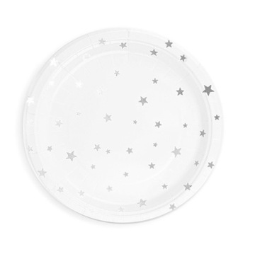 Talerzyki w gwiazdki 6 szt JEDNOROŻEC UNICORN