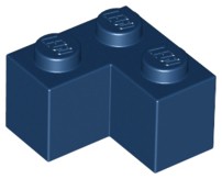 Lego dark blue brick 2 x 2 corner 2357 1 piece buy with delivery