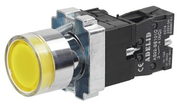 PRZYCISK STEROWNICZY ŻÓŁTY PODŚWIETLANY BW3561 XB2