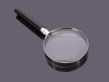 КЛАССИЧЕСКАЯ ЛУПА 50 ММ МЕТАЛЛ.