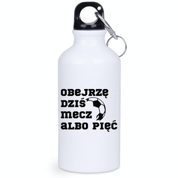 Butelka/bidon 400 ml prezent dla fana piłki nożnej, futbol, football + imię