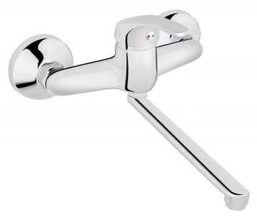 Bateria kuchenna ścienna Ferro Basic chrom BBC5