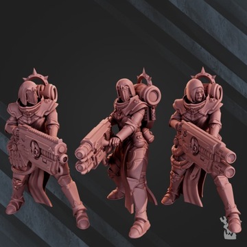 Battle Sisters Team with Heavy Weapons x3 DakkaDak