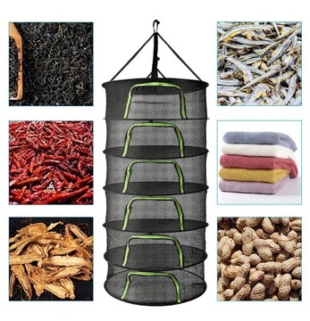 6-СЛОЙНАЯ СУШИЛКА ДЛЯ ТРАВ, ПОДВЕСНАЯ, СУШИЛЬНАЯ КОРЗИНА ДЛЯ ОВОЩЕЙ