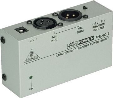 Behringer MICROPOWER PS400 - zasilacz phantom