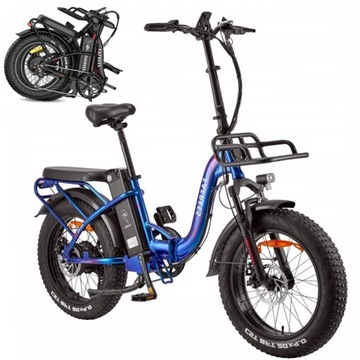 FAFREES F20 Max 22,5AH 500W 20-calowy składany rower elektryczny Opony Fat