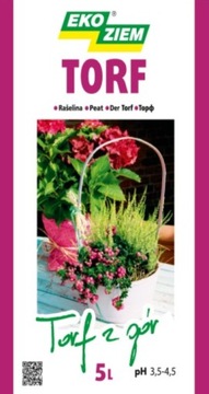 Кислый торф 5 литров