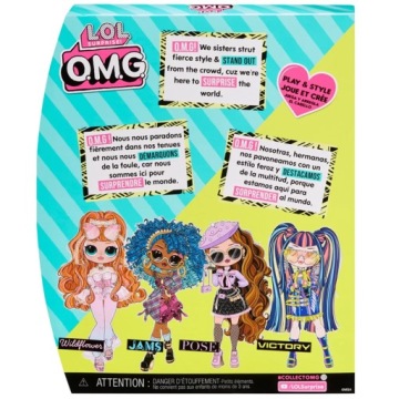 LOL SURPRISE OMG FASHION SERIES 8 КУКЛА ПОБЕДА + СТЕНД ДЛЯ МОДНЫХ АКСЕССУАРОВ