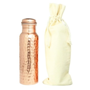 Miedziana butelka HAMMERED 650 ml Premium Orient