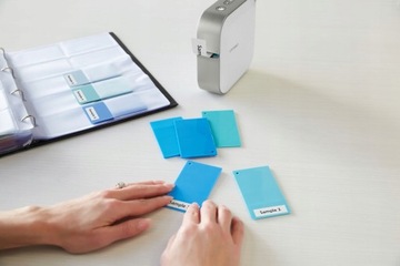 ORIGINAL DYMO D1 45803 Лента самоклеящаяся 19мм х 7м белый/черный