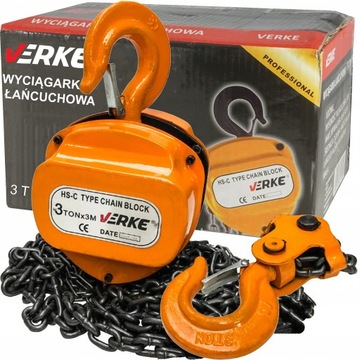 ЛЕБЕДКА ДВИГАТЕЛЬ ЛЕБЕДКА ЦЕПЬ РУЧНАЯ ТАЛЬ 3T STRONG