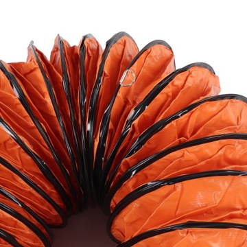 Гибкий воздуховод, регулируемый вентиляционный шланг из ПВХ, 10 м, с зажимом из 2 частей