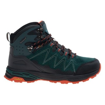 Zielone Zamsz Buty Trekkingowe Elbrus r.42