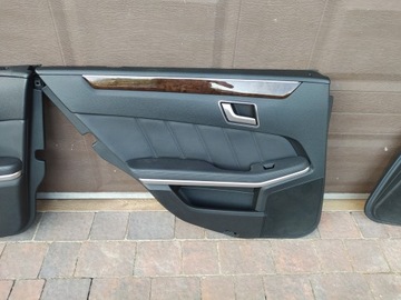 BOCZEK DRZWI SKÓRA LED MERCEDES W212 S212 KOMBI EU