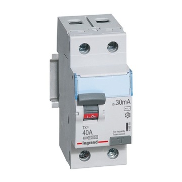 WYŁĄCZNIK RÓŻNICOWOPRĄDOWY 2P 40A P302 LEGRAND TX3