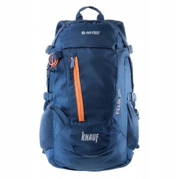 Plecak sportowy trekkingowy z logo KNAUF granatowy