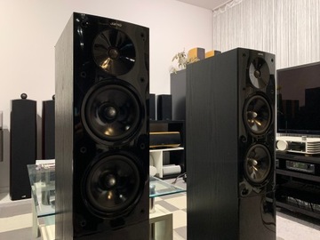 Большие 2-полосные динамики JAMO S-506, 180 Вт, 6 Ом, отличный звук, черный Para