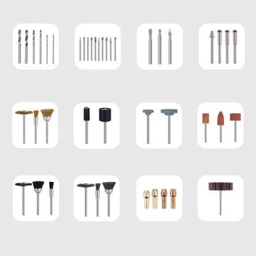 Универсальный набор насадок для мини-измельчителя, 361 штука.