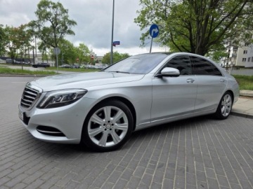 Mercedes Klasa S W222 Limuzyna 350 Blue TEC 258KM 2015 MERCEDES LONG S 350d 4MATIC, V6 3.0l diesel 258KM 1 właściciel od nowości, zdjęcie 2