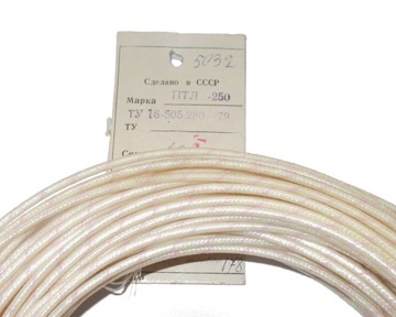 Przewód PTŁ-250 1mm2 srebrzony 1metr=10zł