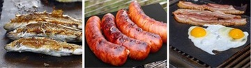 Mata Teflonowa Na Grilla Tacki Do Pieczenia 4 SZT WIELORAZOWA