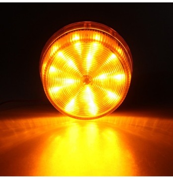 LAMPA BŁYSKOWA OSTRZEGAWCZA KOGUT LED DO BRAMY 12V