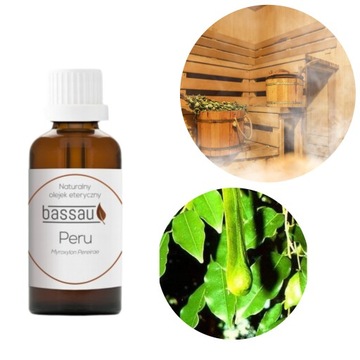 OLEJEK ETERYCZNY DO SAUNY NATURALNY BASSAU PERU 15ML AROMATERAPIA