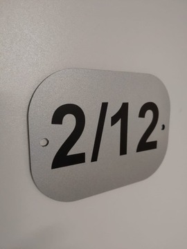 Номерной знак 10смх13,5см