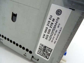 РАДИО CD НАВИГАЦИЯ 3C0035279M VW TIGUAN PASSAT CC B7 TOURAN SCIROCCO