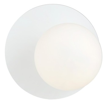 LAMPA ŚCIENNA KINKIET SZKLANY KLOSZ KULA LED