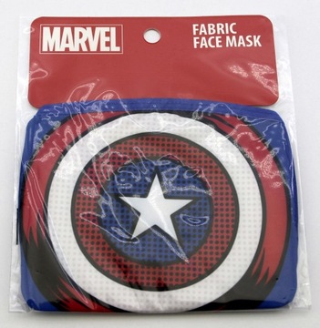 Двухслойная маска MARVEL Капитан Америка для взрослых