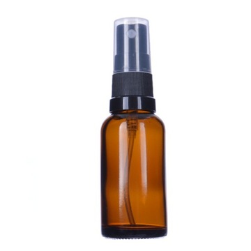 Butelka szklana brązowa z atomizerem spray 50 ml