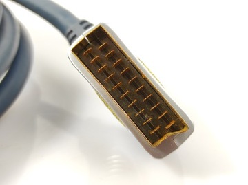 CLICKTRONIC SCART ЕВРОКАБЕЛЬ ТОЛЩИНОЙ 3 м, ПОЗОЛОЧЕННЫЕ КОНТАКТЫ