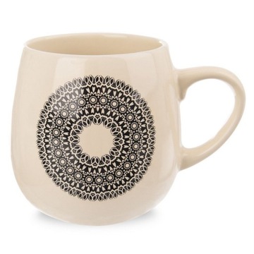 Kubek ceramiczny MANDALA z uchem do kawy herbaty